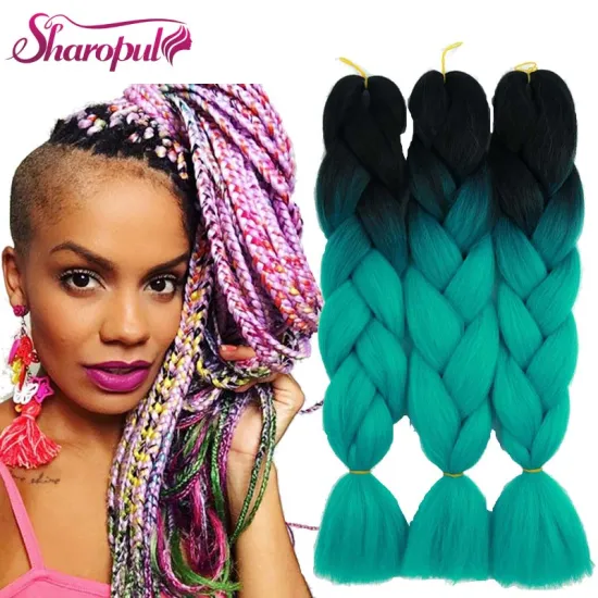 Wholesale factory price 24 41 82inch african women jumbo braid synthetic hair