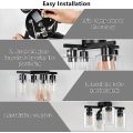 Semi Flush Mount Glass Shade Ceiling Light