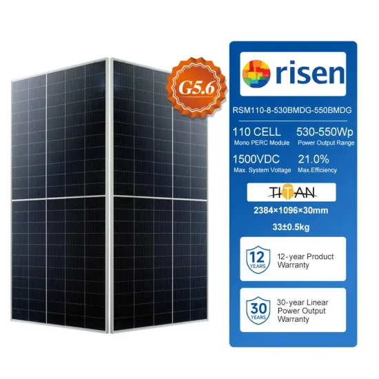 High Efficiency 550W Risen Titan Solar Panels for Energy Storage Systems