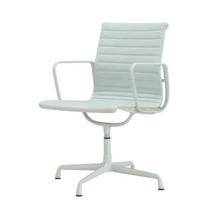Aluminum Group Chair Fixed Desk Swivel Office Chair without Castors