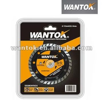 4"-14" Diamond cutting disc with color packing