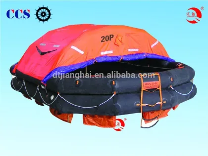 SOLAS approved 20 persons inflatable life raft