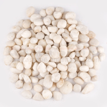 Natural White Cobblestones for Garden and Outdoor Landscaping