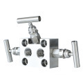 Direct Sales: Innovative Three-Valve Group Stainless Steel Integrated Pressure Gauge Plate Valve Support Structure Stopper