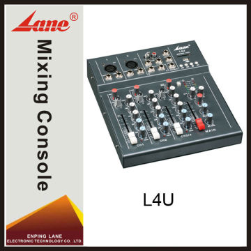 Lane L4U professional 4 channel mini mixer audio
