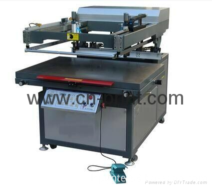 flatbed screen printing machine