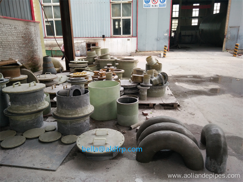 Professional dia400mm FRP pipe fittings FRP flange