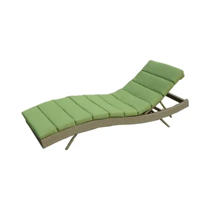 Outdoor Poolside Sun Loungers and Rattan Sunbeds for Beachside Relaxation