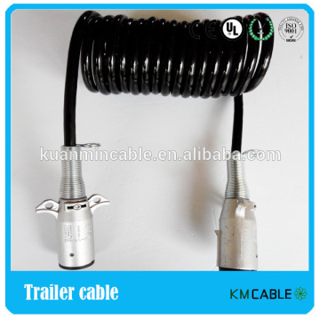 7-way zinc plug trailer cable iso crimp connector