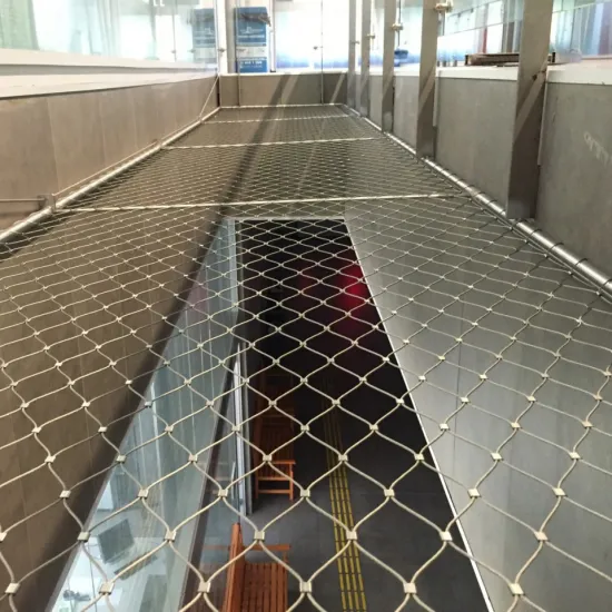 316 Stainless Steel Wire Rope Mesh (10mm, 30mm, 50mm) for Safety Applications