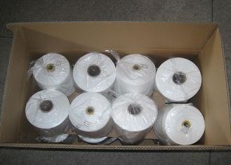 60s/3 100% Polyester Sewing Yarn , Raw White For Embroidery