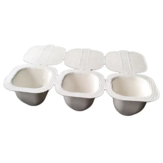 Biodegradable Paper Packing Box Eco-Friendly White Pulp Case