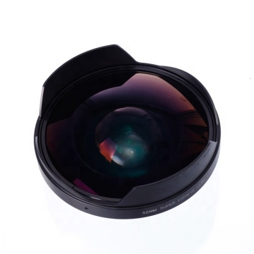Fisheye Camcorder Lens with 0.3X Magnification and 72mm Mount