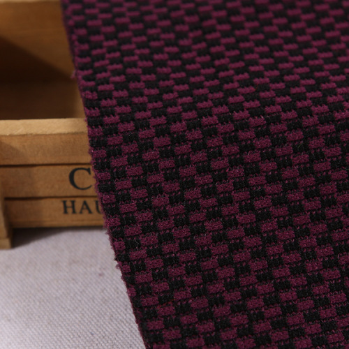 Cetakan Bulat Fabrik Waffle Print 100% Polyester HACCI