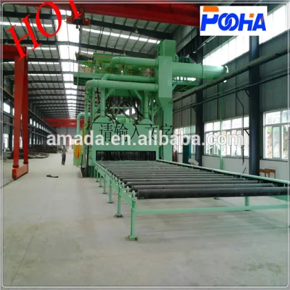 Roller type shot blasting machine/cleaning equipment/abrator QH69