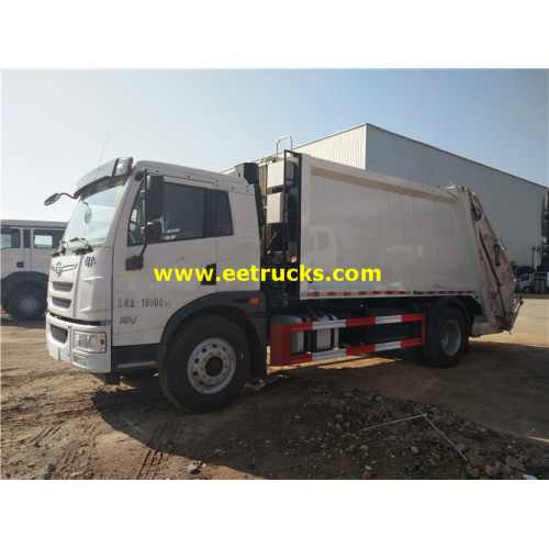 12m3 FAW Compressed Garbage Trucks