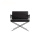 Moderno cuero de acero inoxidable Easy Lounge Chair