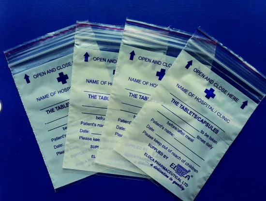 medical pill ziplock bags/medical Envelop