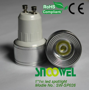 Ce zatwierdzone Gu10 Led reflektory 1w producent Chiny