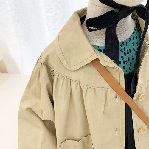 Girl's New Spring Coat Trench Coat