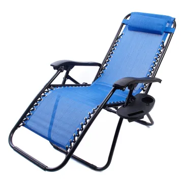 Portable Foldable Aluminum Recliner Camping Chair