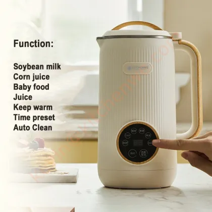 2-in-1 Automatic Juicer Machine: Multifunctional Electric Mini Blender for Almond and Soy Bean Milk