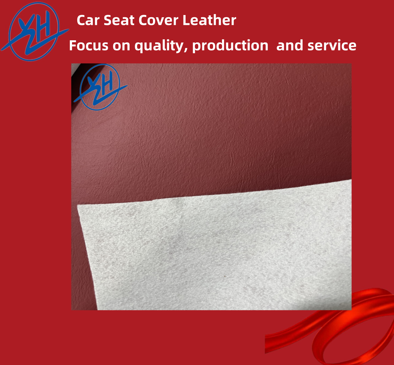 Premium 0.8 mm de cuero artificial de PVC para asientos para el automóvil
