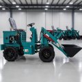 400kg Akülü Elektrikli Lastikli Yükleyici, Kovalı