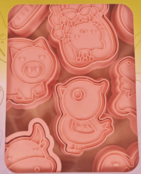 Cartoon Animal Biscuit Molds for 3D Baking and Pastry Tools