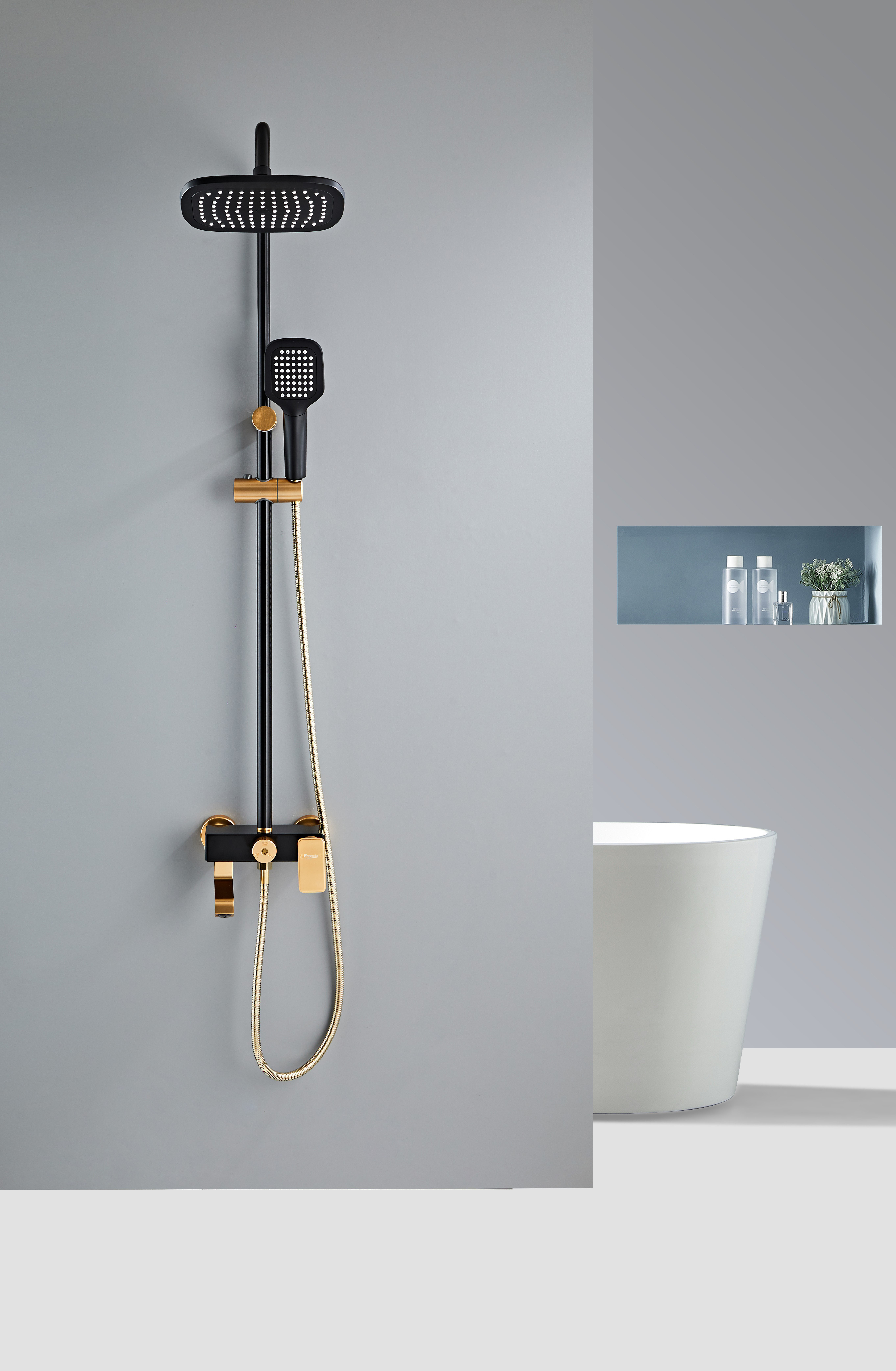 70018 gold shower mixer