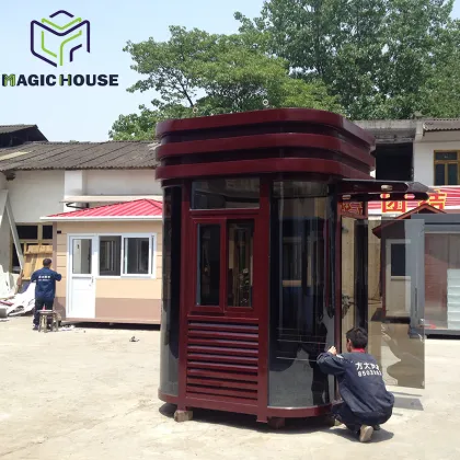 Economical Small wooden sentry guard house tool house Timber Cabins small prefab house