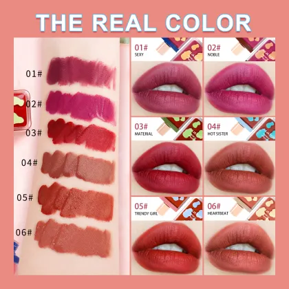 Silky Organic Waterproof Lip Glaze - Pink Cream Velvet Matte Lip Gloss