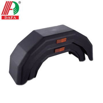 PP Car Mudguard 10 Inch 13 Inch Fenders with Bicycle Rear Reflector