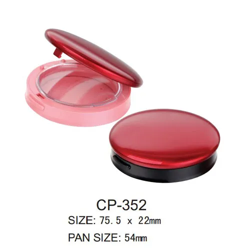 Plastic Round Cosmetic Compact