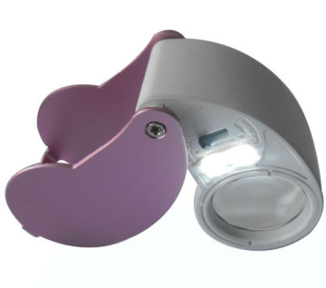 40X Portable LED Lighted Magnifier Loupe - MG21016 Jewelry and Money Detector