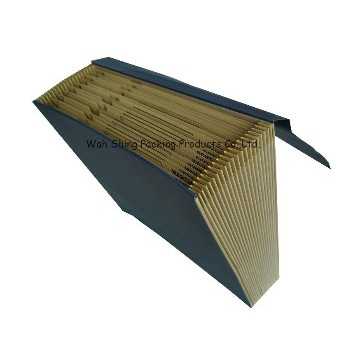 Eco-friendly paperboard file folders