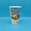Copos de café de camada única com logotipo personalizado de 16 onças/20 onças/22 onças