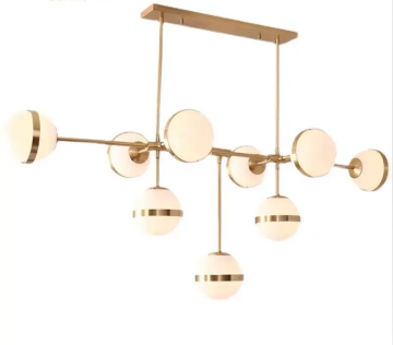 Nordic Glass Modern Simple Ceiling Lights for Bedrooms and Corridors