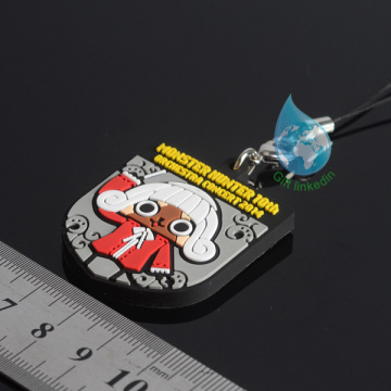 2014 custom flexible soft 3d pvc keychain