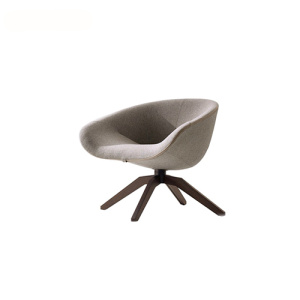 Italia Swivel Base Armrest Mart Lounge Chair