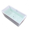 Classical Acrylic Freestanding rectangular massage bathtub