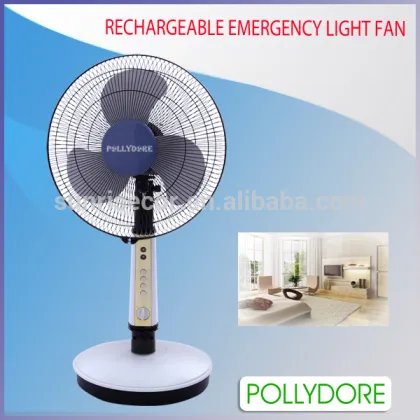 LED LIGHT14 INCH SOLER TABLE FAN