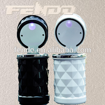 with cover stronger durable ashtray for car with LED light