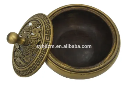 Brass incense burner indoor sandalwood mosquito coil box