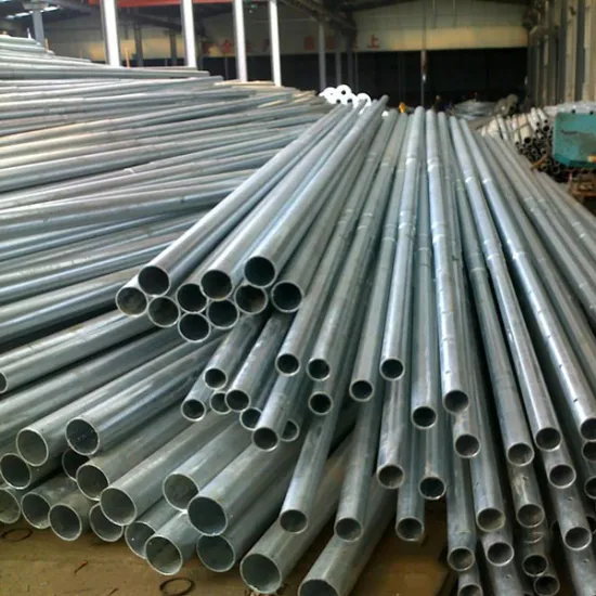 6-12m Outdoor Spray Power Street Lamp Pole