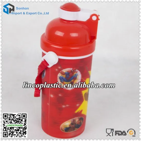 Hot sale 3D lenticular 600ml plastic cup with lid and straw