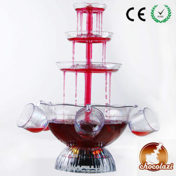 CHOCOLAZI ANT-8010 3 tiers Plastic Home Punch bowl cocktail fountain
