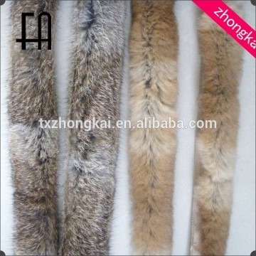 Factory direct wholesale price natural rabbit fur trimming for garment