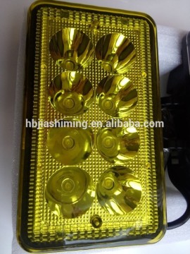 5 inch auto 15 LED spot light 24v water-proof fog light yellow