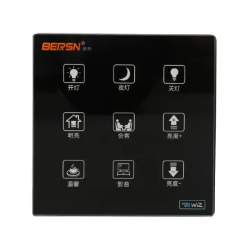 2023 Hottest Multi-Functional Smart WiFi Wall Home Control Touch Panel for Smart Home Lighting (86MM)